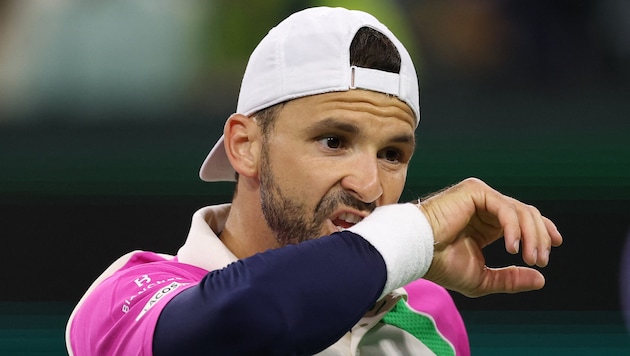Auch in Paris musste Grigor Dimitrow aufgeben. 