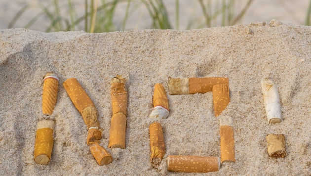 In Frankreich kommt am 1. Juli ein Rauchverbot in öffentlichen Bereichen wie Stränden ...
