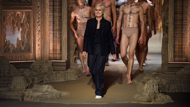 Ein Abschied, der die Modewelt bewegt: Die italienische Designerin Maria Grazia Chiuri, hier auf ...
