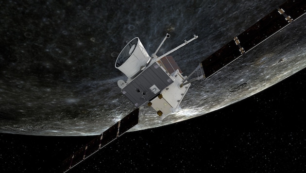 Mit der Raumsonde BepiColombo kreist auch ein Stück Niederöstereich um den Merkur.