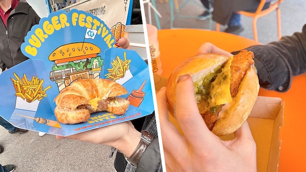 Von knusprigem Chickenburger bis hin zum Croissant-Burger – für jeden Geschmack ist etwas dabei.
