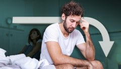 Mit zunehmenden Alter sinkt das männliche Sexualhormon Testosteron.