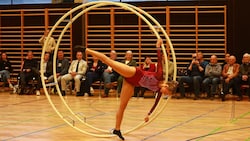 Malena Kernacs zeigt ein besonderes Programm bei der Team-WM. (Bild: TGUS/FMT-Pictures)