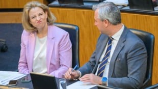 Beate Meinl-Reisinger und Norbert Hofer hatten im Parlament ihre Sitzplätze nebeneinander. Über seine Absage wird Meinl-Reisinger nicht erfreut sein. (Bild: Martin Juen)