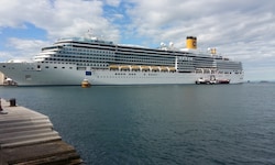 Das Kreuzfahrtschiff lag im Hafen von Catania. (Symbolbild)