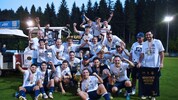 Der Zug hat keine Bremse: Velden feierte ausgelassen den Titel.