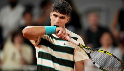 Carlos Alcaraz (Bild: AFP/DIMITAR DILKOFF)