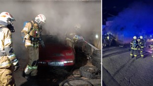 Die Feuerwehr war rasch zur Stelle und konnte den Brand löschen.