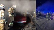 Die Feuerwehr war rasch zur Stelle und konnte den Brand löschen.