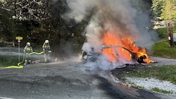Ein technischer Defekt dürfte das Feuer ausgelöst haben. (Bild: FF Dienten)
