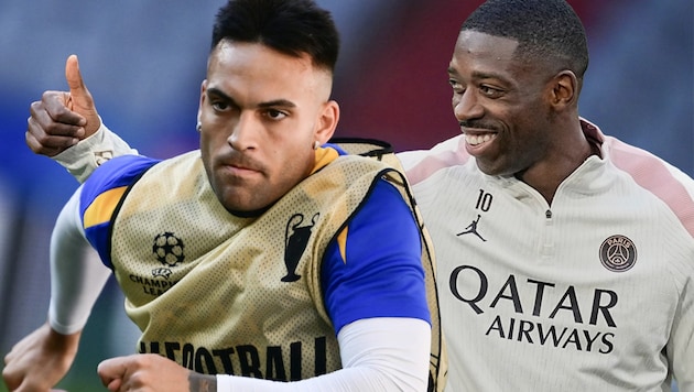 Die Top-Kicker Martinez (li.) und Dembele dürfen sich auf einen Geldregen freuen.
