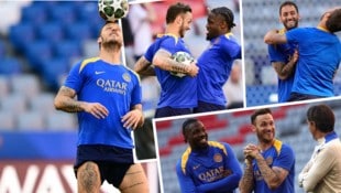 Marko Arnautovic erwies sich beim Abschlusstraining in München in Bestform.