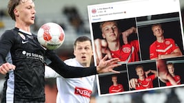 Konstantin Schopp läuft künftig in Rot statt, wie bisher, in Schwarz auf.,