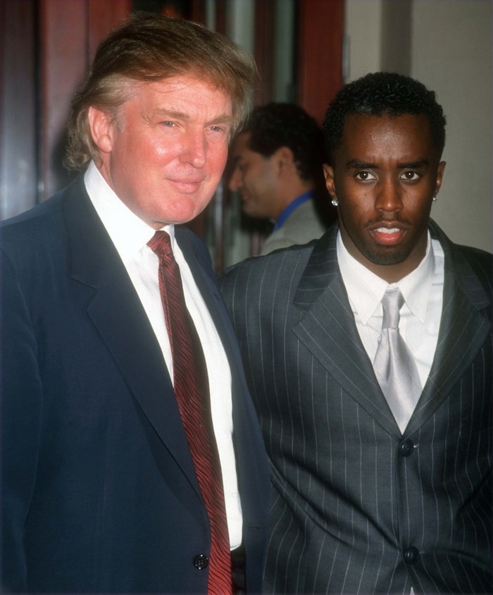 Donald Trump und Sean Combs 1997