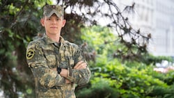 Alexander Codalonga ist Militärakademiker im 3. Jahrgang und Lebensretter. (Bild: RONJA_KLIMA)