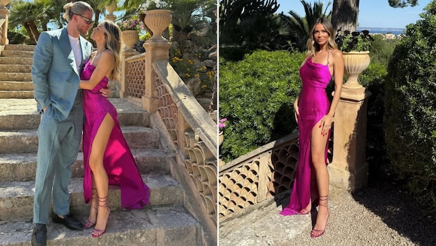 Loris Karius und Diletta Leotta lssen sich‘s auf Mallorca gutgehen.