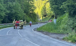 Die Feuerwehr Dienten war beim Unfall auf der L216 im Einsatz.