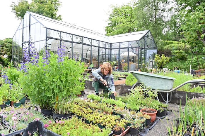 Im neuen Glashaus finden auch Veranstaltungen statt. 