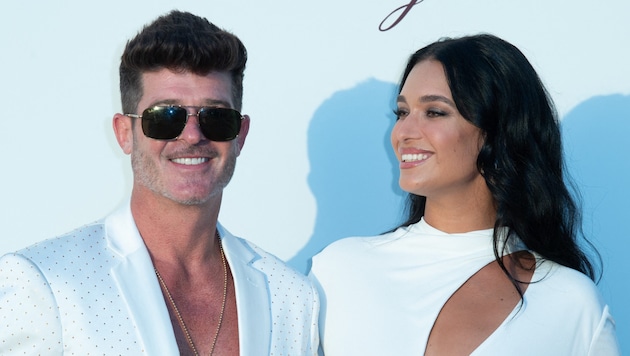Robin Thicke und April Love Geary
