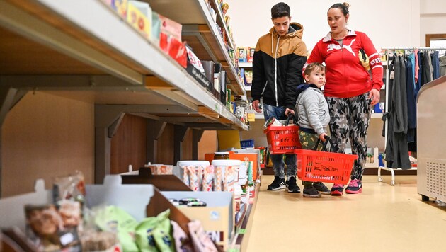 Das Warenangebot wird immer weniger