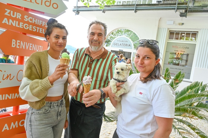 Bei fast 30 Grad ist ein erfrischendes Eis ein Muss.