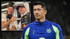 Robert Lewandowski war nur einer von etlichen Fußball-Stars bei der Formel 1.