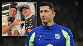 Robert Lewandowski schaute am Circuit de Barcelona-Catalunya vorbei.