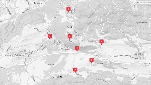 Hier fließt derzeit kein Strom.