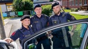 Die Helden des Tages: Janette Pointecker, David Zirnitzer und Philip Schattauer.