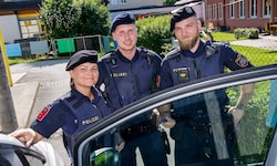 Die Helden des Tages: Janette Pointecker, David Zirnitzer und Philip Schattauer.