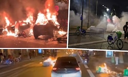 Das unschöne Ende einer für die Stadt an sich schönen Nacht: Paris brannte.