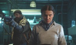 David Harbour als Jim Hopper und Millie Bobby Brown als Eleven/Elfie/Jane