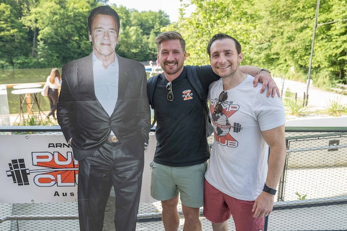 Daniel Ketchell (links) und Adam Bornstein gründeten gemeinsam mit Schwarzenegger „Arnold‘s Pump Club“.