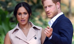 Herzogin Meghan und Prinz Harry sind 2020 in die USA ausgewandert und als aktive Mitglieder der ...
