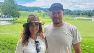 Max Franz mit Freundin Marina. (Bild: Tröster Andreas)