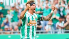 Guido Burgstaller hat mit seinem Tor zum zwischenzeitlichen 1:0 für den SK Rapid die Weichen für ...