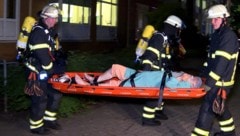 Zahlreiche Patientinnen und Patienten mussten in Sicherheit gebracht werden. Drei von ihnen ...