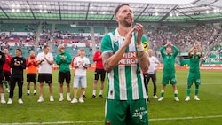 Guido Burgstaller verabschiedete sich mit einem Tor und einer Vorlage. (Bild: GEPA)
