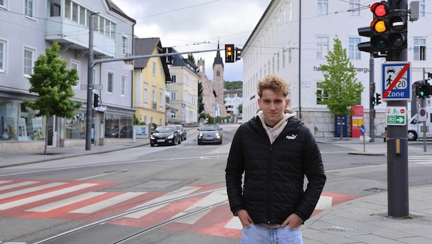 In diese Kreuzung war Michael K. mit dem Rotkreuzauto bei Rot eingefahren.