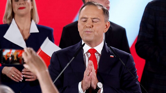 Karol Nawrocki ist der Kandidat der rechtskonservativen Partei PiS.