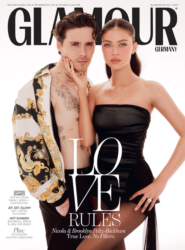 Brooklyn und Nicola am Cover der „Glamour“