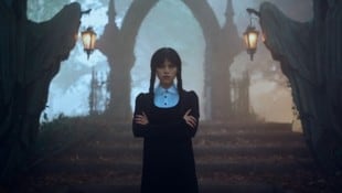 Schauspielerin Jenna Ortega als „Wednesday“. 