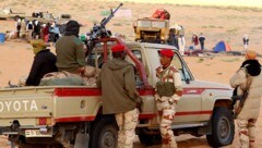 Archivbild aus dem Jahr 2020: Nigrische Sicherheitskräfte in Agadez (Bild: APA/AFP/Souleymane Ag Anara)