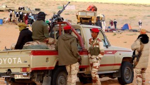 Archivbild aus dem Jahr 2020: Nigrische Sicherheitskräfte in Agadez