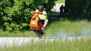 Ein Bild aus der Rekordfahrt auf den Damberg in St. Ulrich bei Steyr. Jetzt könnte es im Nachhinein dafür „Brösel“ geben. (Bild: Günter Schachermayr)