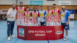 Stella Rossa feierte den Cuptitel – Trainer Aleks Ristovski (li.) wird nun operiert.