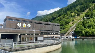 Das Kraftwerkshaus der Malta Hauptstufe in Rottau im Mölltal