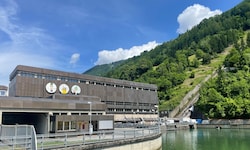 Das Kraftwerkshaus der Malta Hauptstufe in Rottau im Mölltal