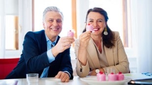 Die Klubchefs Josef Taucher (SPÖ) und Selma Arapović (NEOS) arbeiten weiter zusammen. (Bild: Eva Manhart)