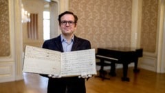 Benedikt Lodes mit Autograf von Salieri zur Opera Buffa „La grotta di Trofonio“ (1785)